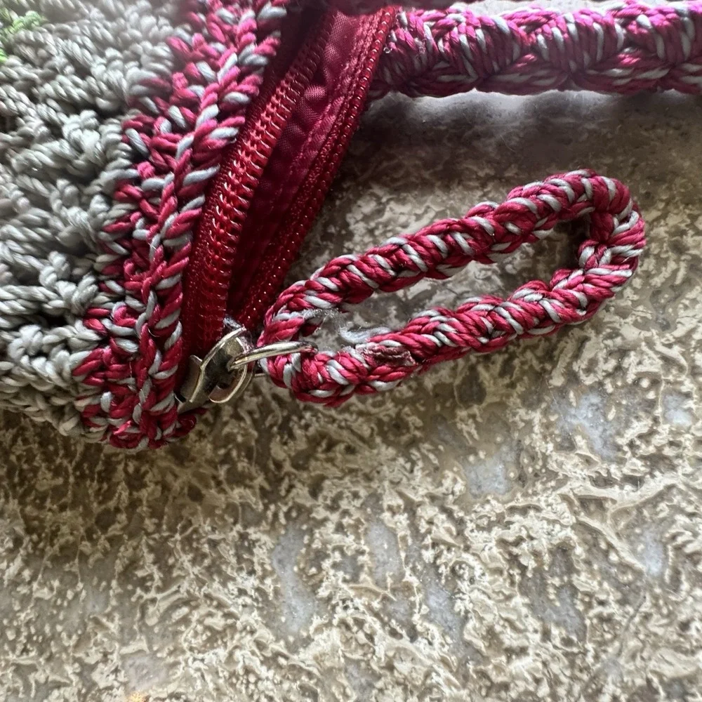 The Sak Crocheted Shoulder Hobo Bag Multicolor